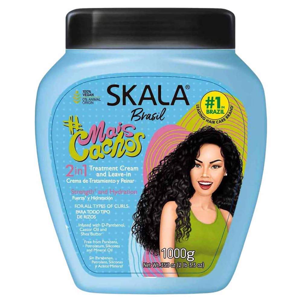 Skala Crema Para Peinar Mais Cachos 1000 g